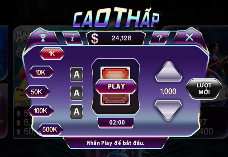 Minigame Cao Thấp Tại 789Club – Đỉnh Cao Phán Đoán Và Chiến Thuật Nhân Đôi 2026