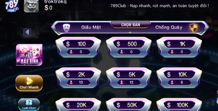 Chinh Phục Game Bài Mậu Binh Tại 789Club Với Chiến Thuật Chuyên Gia Đỉnh Cao