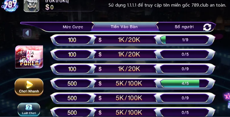 Đỉnh Cao Đấu Trí Với Poker Tại 789Club Và Chiến Thuật Thắng Lợi Bền Vững
