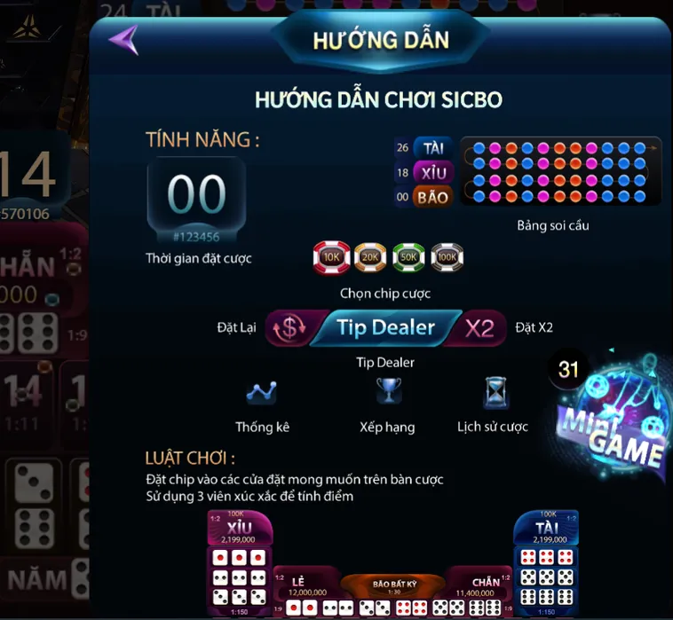Sicbo Casino Tại 789Club Và Bí Quyết Soi Cầu Xí Ngầu Bất Bại 2026