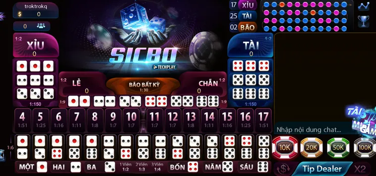 Sicbo Casino Tại 789Club Và Bí Quyết Soi Cầu Xí Ngầu Bất Bại 2026