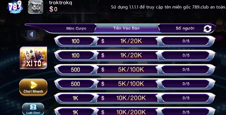 Chinh Phục Sàn Đấu Trí Game Bài Xì Tố Tại 789Club Chuyên Nghiệp